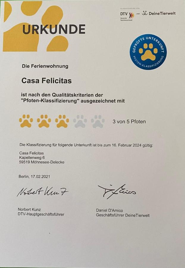Casa Felicitas - Ferienwohnung & Studio Möhnesee Eksteriør bilde